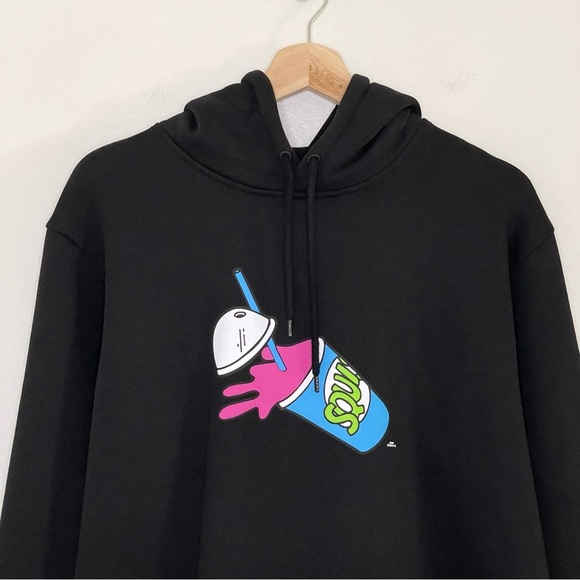 Adidas x The Simpson Squishee Hoodie Graphic Pullover Sweatshirt Black Medium - Picture 5 of 15